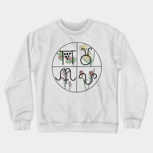 Wicca season symbols Crewneck Sweatshirt
